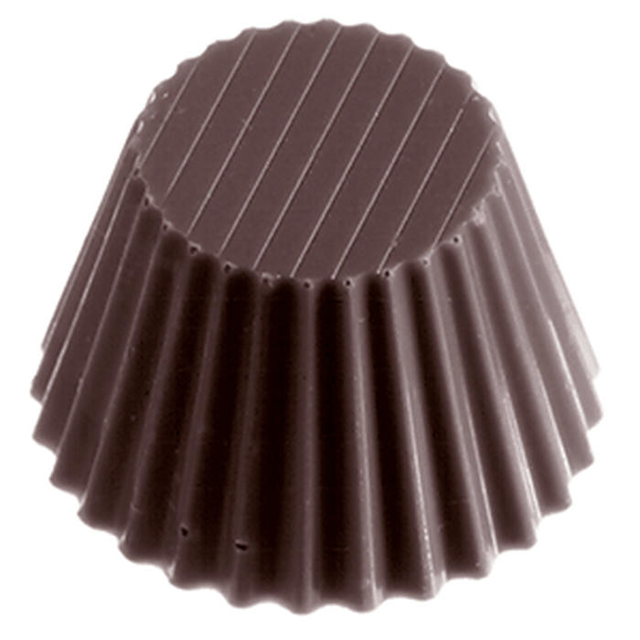 Форма для шоколада «Конус рифленый»[24шт] поликарбонат D=3,H=3см