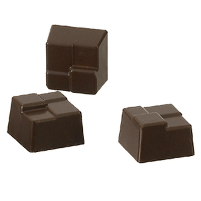 Форма для шоколада «Плетеный квадрат»[28шт] поликарбонат ,H=16,L=26,B=26мм
