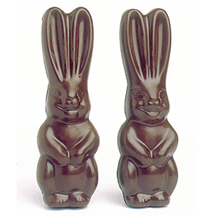 Форма для шоколада «Кролик»[6шт] поликарбонат ,L=131,B=41мм