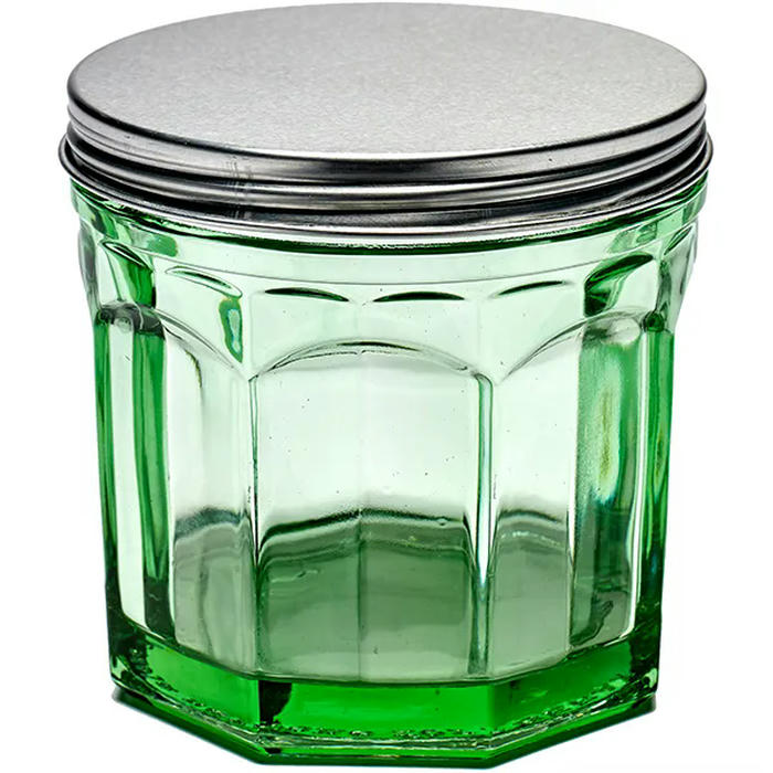 Банка круглая с крышкой «Фиш&Фиш» стекло 0,75л D=11,H=11,5см зелен