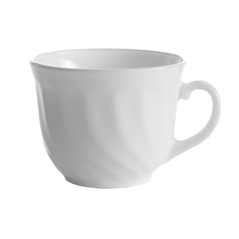 Чашка чайная Luminarc Trianon 200 мл, d=8,5 см, h 6,5 см, l 10,5 см, стеклокерамика, белый цвет, ARC