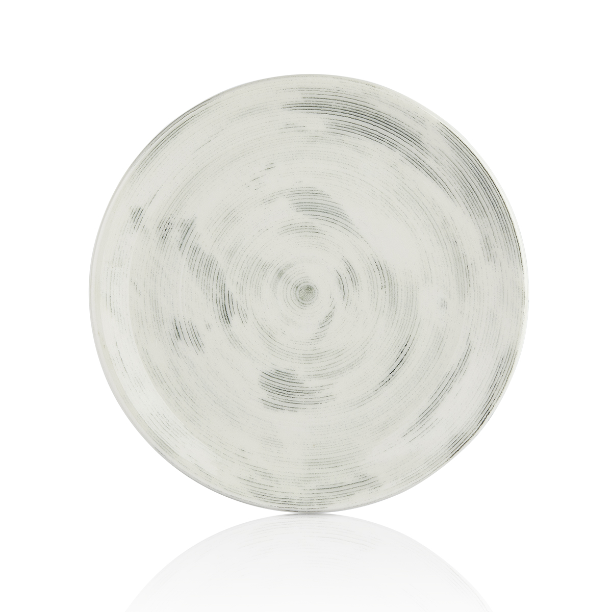 Тарелка круглая d=25см, фарфор, "Falme Grey",By Bone