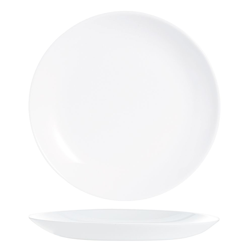 Тарелка мелкая Luminarc "Дивали"(Эволюшнс) d 19см, стеклокерамика, белый цвет, ARC