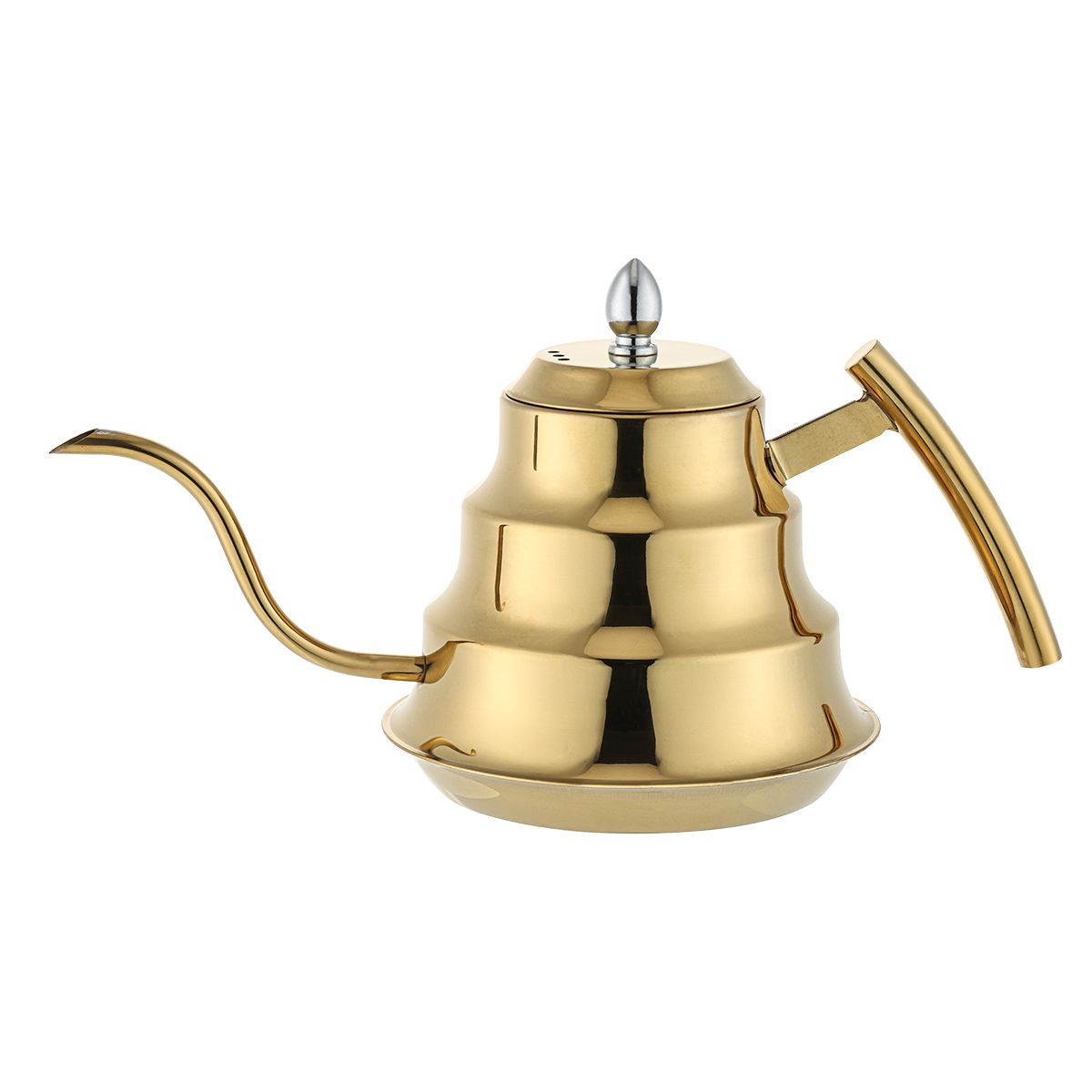 Кофейник с ситом 1200 мл, нерж. сталь,цвет-золото, P.L. Proff Coffee
