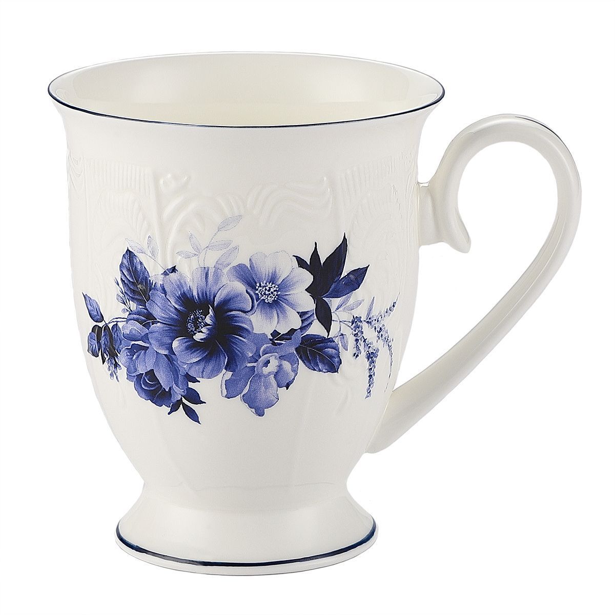 Кружка с ручкой, 300 мл, коллекция "Blue Flower"  P.L. Proff Cuisine