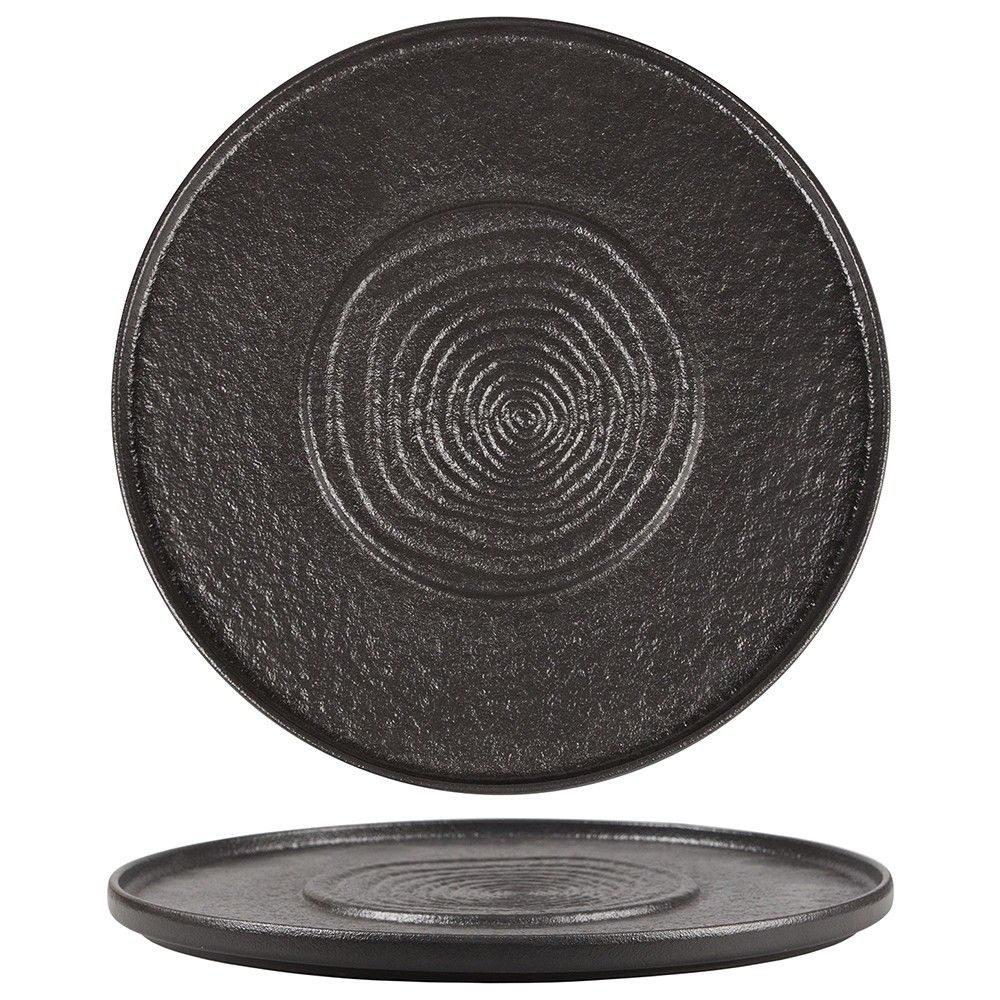 Блюдо  Black Raw Steller для подачи d=30 см, h=2 см, P.L. Proff Cuisine