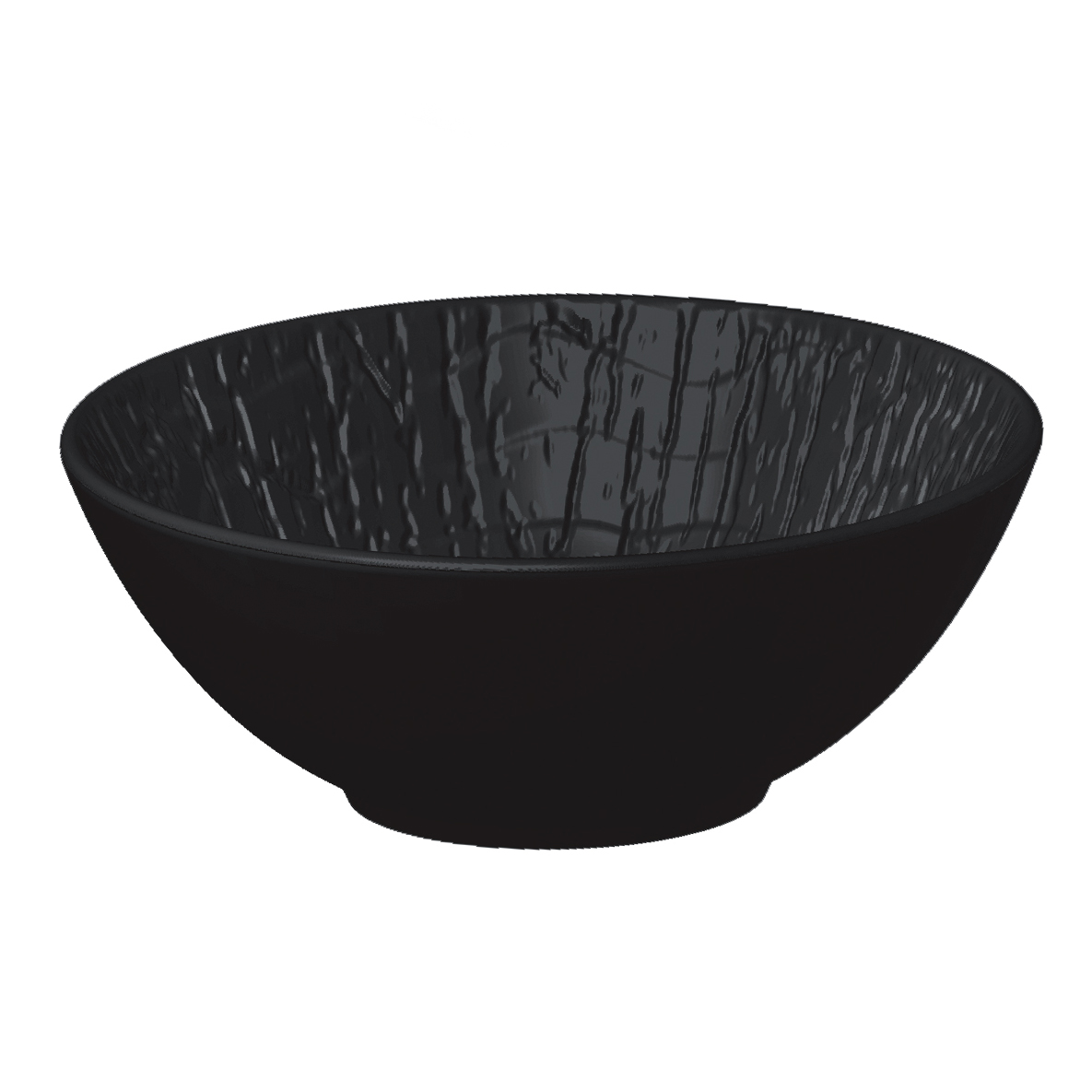 Блюдо для салата d=19 см, h=6.5 см, 700 мл, серия "Black Raw Wood"  P.L. - ProffCuisine