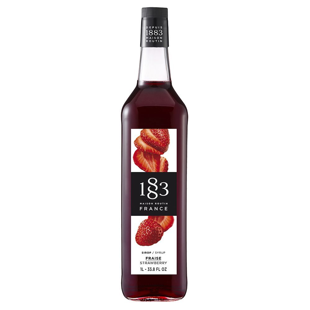 Сироп 1883 Maison Routin Клубника (Strawberry), 1 л, стекло