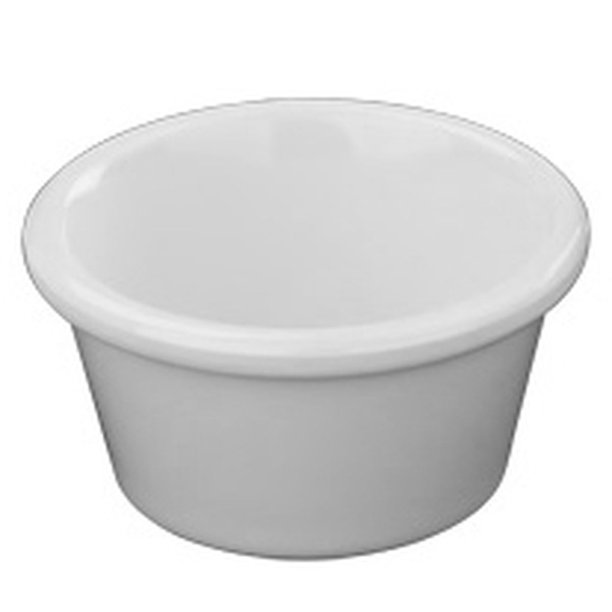 Соусник белый, 50 мл, d=6 см, h=3.5 см, пластик, P.L. Proff Cuisine