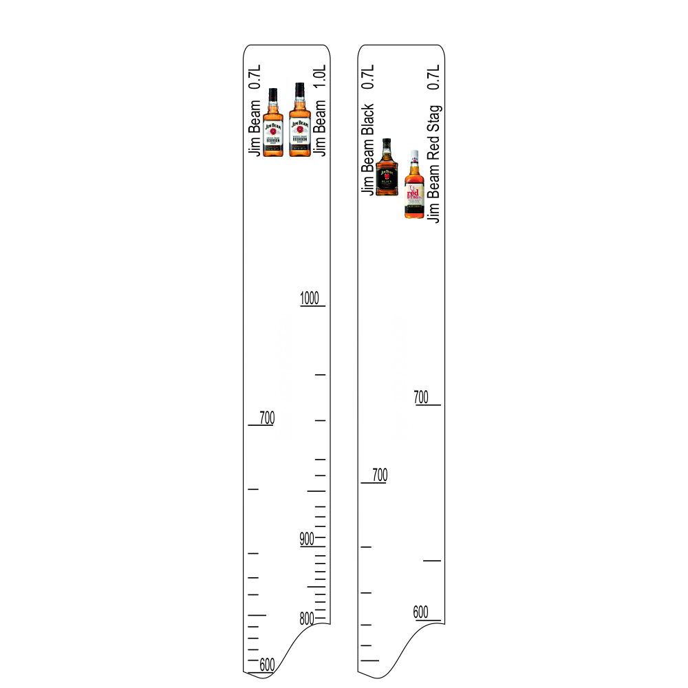 Барная линейка Jim Beam (700мл/1л) / Black (700мл) / Red Stag (700мл), P.L. Proff Cuisine