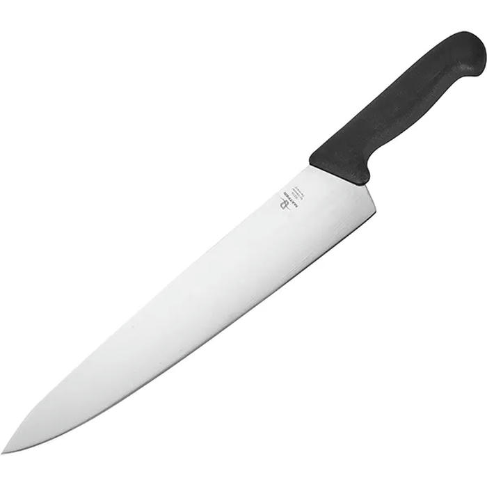 Нож «Шефс» сталь нерж.,пластик ,H=2,L=43/30,B=6см черный,металлич
