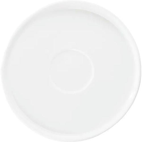 Блюдце «Эггшелл» с бортом фарфор белый