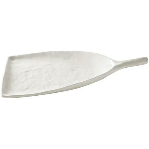 Блюдо для подачи «Уайли» в форме лопаты фарфор ,H=25,L=185,B=145мм белый,матовый