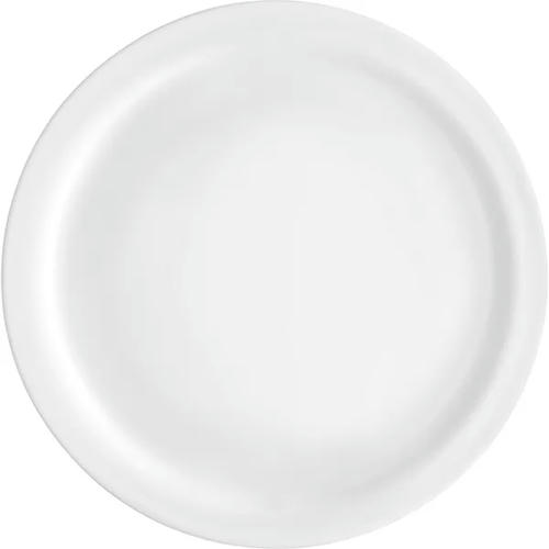 Блюдо круглое «Кейрвейр» стекло D=255,H=21мм белый