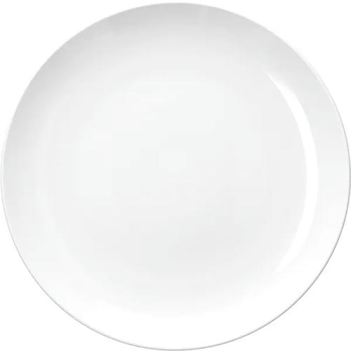 Блюдо круглое «Перла» фарфор D=30см белый