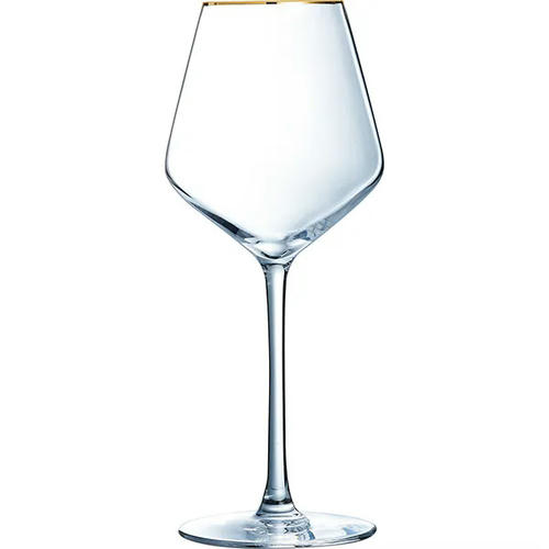 Бокал для вина «Ультим Борд Ор» хр.стекло 380мл ,H=21,9см прозр