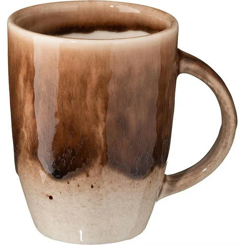 Чашка чайная «Маррон Реативо» фарфор 300мл D=80,H=105мм коричнев.,бежев
