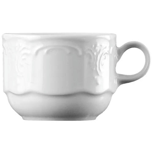 Чашка чайная «Бельвю» фарфор 220мл D=86,H=64мм белый