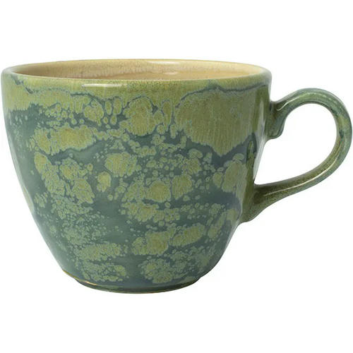 Чашка чайная «Аврора Революшн Джейд» блюдце 03024460 фарфор 228мл D=9см зелен.,бежев