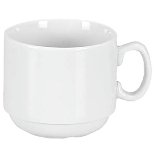 Чашка кофейная «Мокко» фарфор 100мл D=60,H=55мм белый