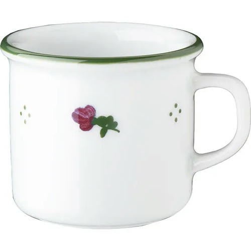 Чашка кофейная «Ретро Альтауссе Рот» фарфор 80мл белый,зелен