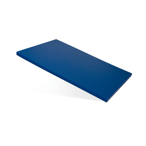 Доска разделочная 500х350х18 мм синяя пластик