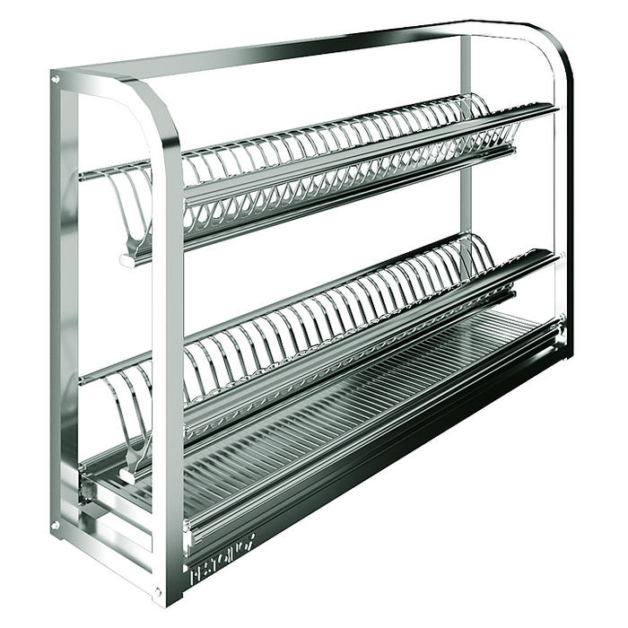 Полка настенная для тарелок Restoinox ПНТ-2-900