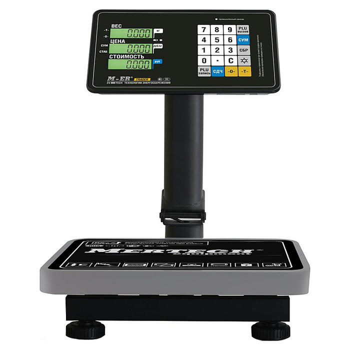 Весы напольные Mertech M-ER 333 ACPU-32.5 с расч. стоимости LCD