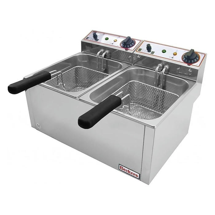 Фритюрница BECKERS FR 6+6LT