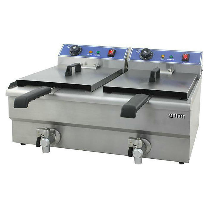 Фритюрница Airhot EF16+16 с краном