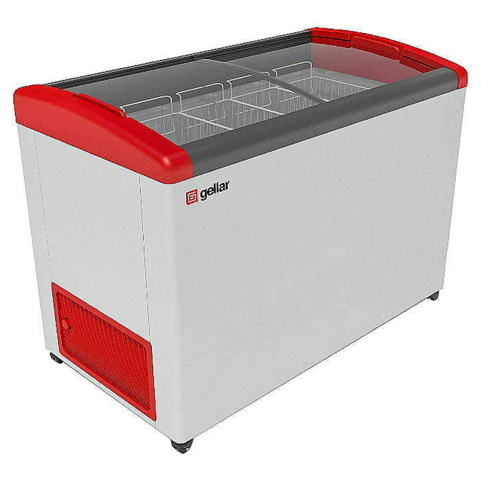 Ларь морозильный Frostor GELLAR FG 400 E красный (R290)