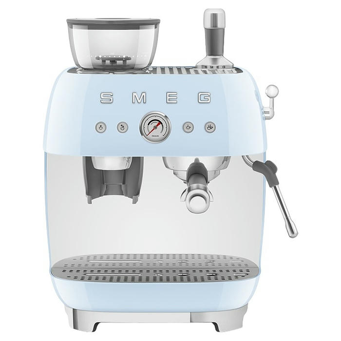 Эспрессо кофемашина SMEG EGF03PBEU пастельная голубая