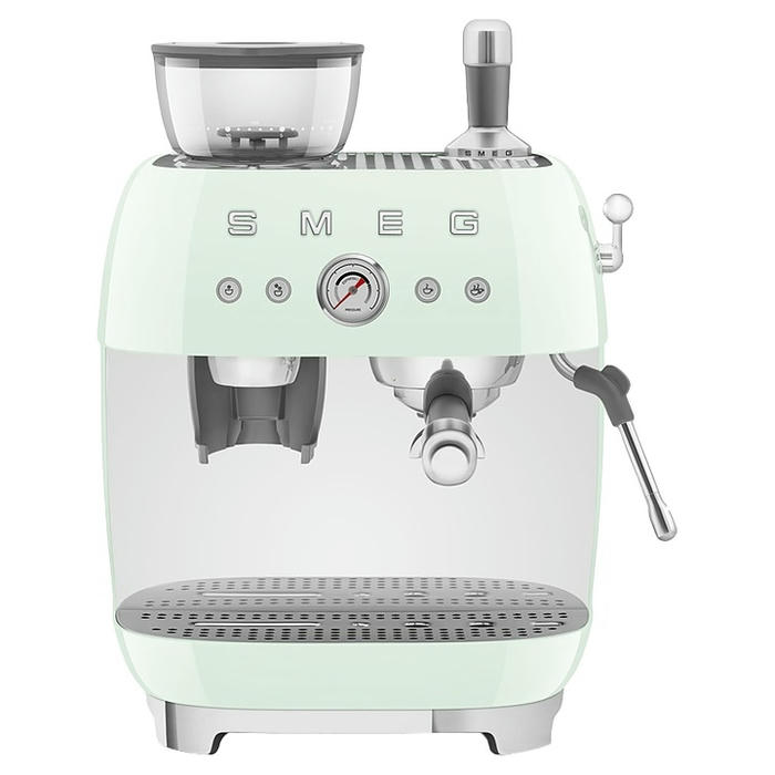 Эспрессо кофемашина SMEG EGF03PGEU пастельная зеленая
