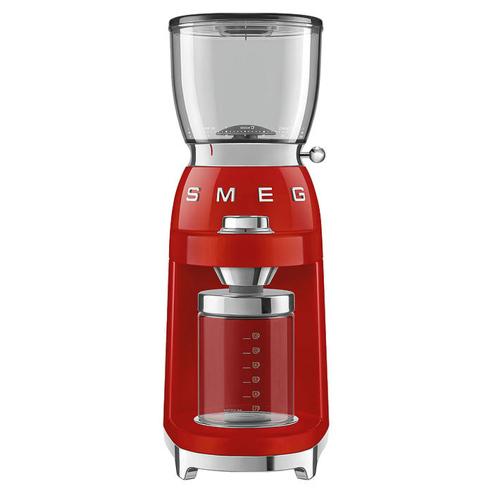 Кофемолка SMEG CGF11RDEU красная