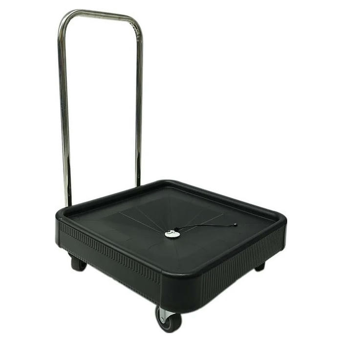Тележка для кассет Tribeca BTA-02 580х580х220/900 мм (полиэтилен) черная с ручкой (нерж. сталь)