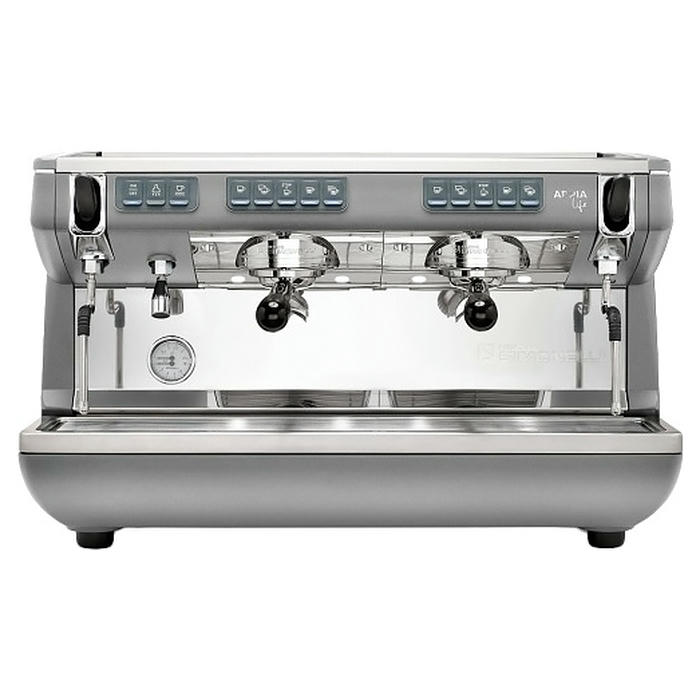Кофемашина автоматическая Nuova Simonelli Appia Life 2gr V 220V metallic grey+high groups+economizer