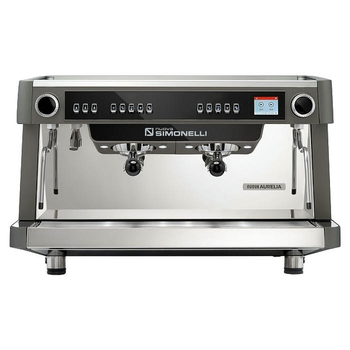 Кофемашина автоматическая Nuova Simonelli Nuova Aurelia MP 2Gr 220V metallic grey+high groups+Autopurge