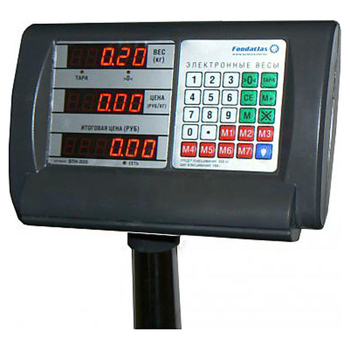 Напольные весы Foodatlas ВТН-300 (300кг/100гр)