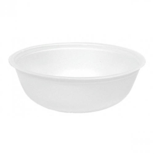 Контейнер для супа 370 мл вспененный полистирол белый (в упаковке 420 шт.) [116622]