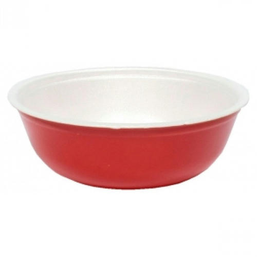 Контейнер для супа 370мл вспененный полистирол красный (в упаковке 420 шт.) [116623]