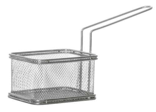 Корзинка для картофеля фри с ручкой 105х90х65 мм [QL089-02]