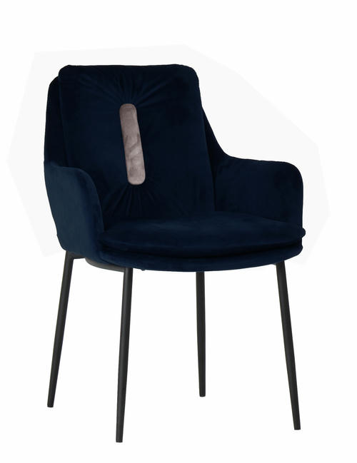 Кресло «Сабина» с мягким сиденьем (ножки стальные)
