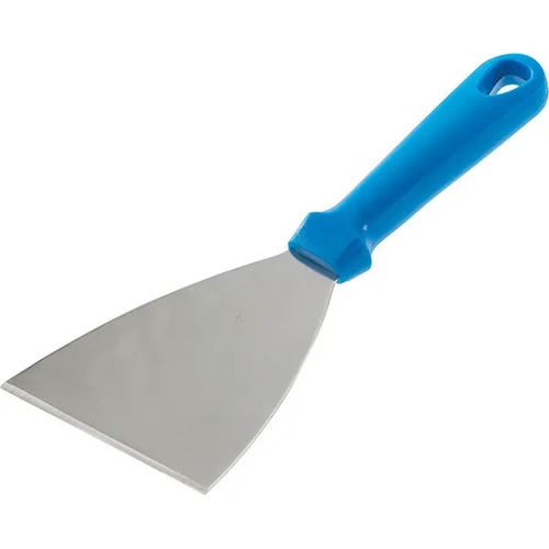 Лопатка для пиццы треугольная сталь нерж.,пластик ,L=10/24см синий
