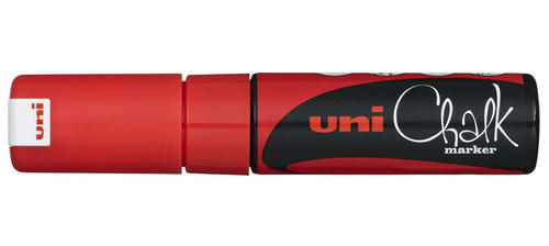 Маркер красный для оконных и стеклянных поверхностей Uni Chalk PWE-8K