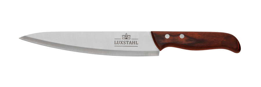 Нож поварской 196 мм Wood Line Luxstahl [HX-KK069-D]
