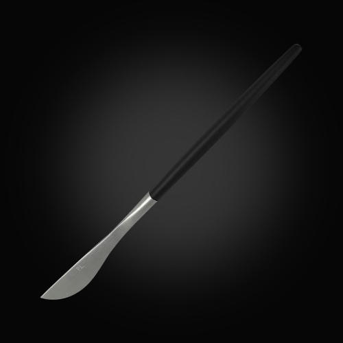 Нож столовый 22 см ручка матовый черный PVD Lounge [81280021]
