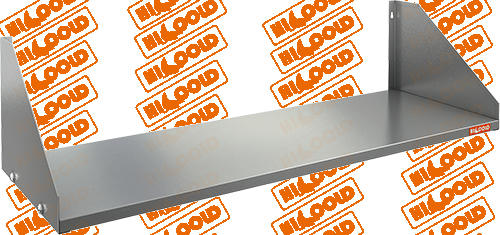 ПОЛКА настенная сплошная HICOLD НПС-10/4 282580 см арт. мко446