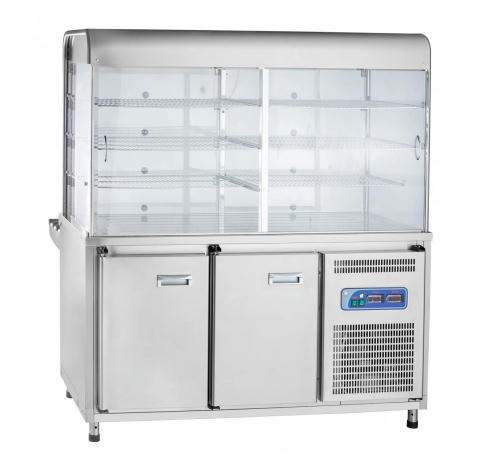 Прилавок-витрина холодильный ПВВ(Н)-70КМ-С-01-ОК кашир. (21000002836)