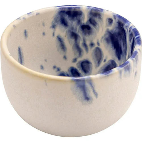 Салатник «Фобос» керамика D=65,H=45мм белый,синий