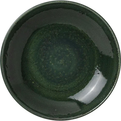 Салатник «Везувиус» фарфор D=25,5см зелен